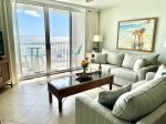 Spacious Living Area with Gulf View